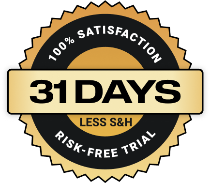 31 Days money back guarantee