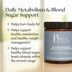 Daily Metabolism & Blood Sugar Support key benefits