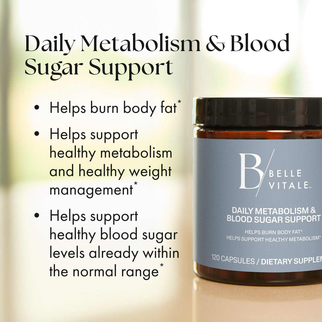 Daily Metabolism & Blood Sugar Support key benefits