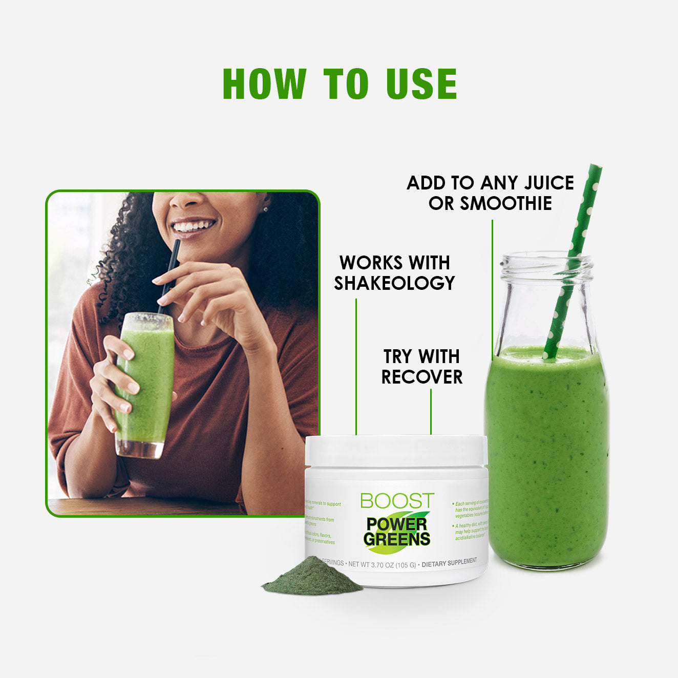 Boost: Power Greens veggies | Vegetable supplement | BODi