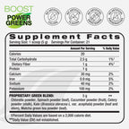 Power Greens supplement facts