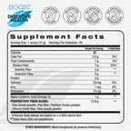 Digestive health fiber boost supplement facts