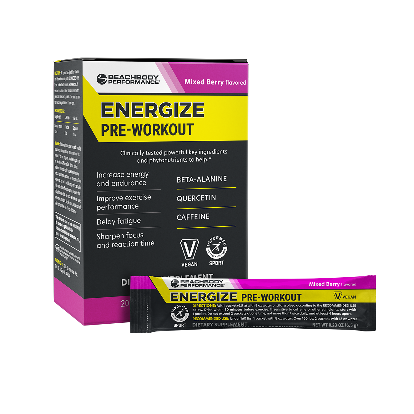 Energize Pre-Workout Mixed Berry