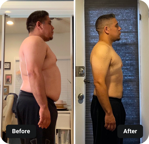 Job1 before and after results