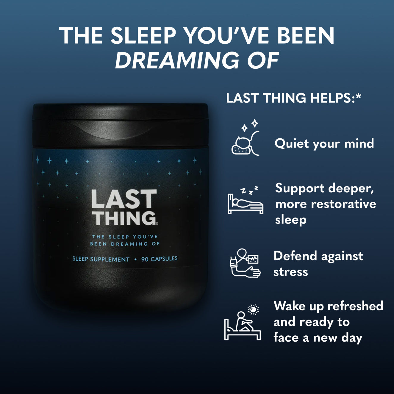 LAST THING sleep aid benefits