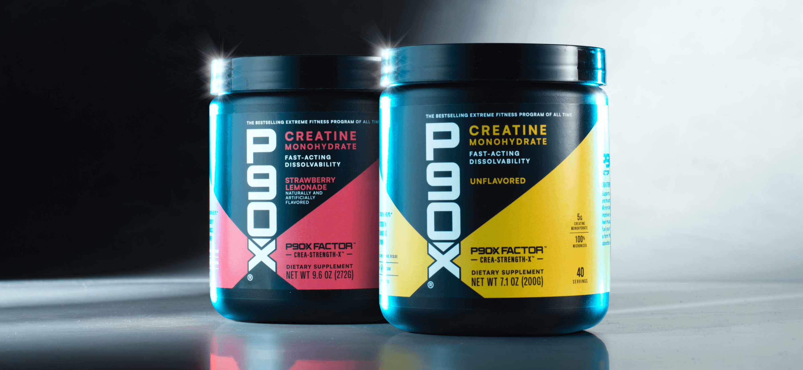P90X Creatine PDP Content Hero - Crea-Strength-X