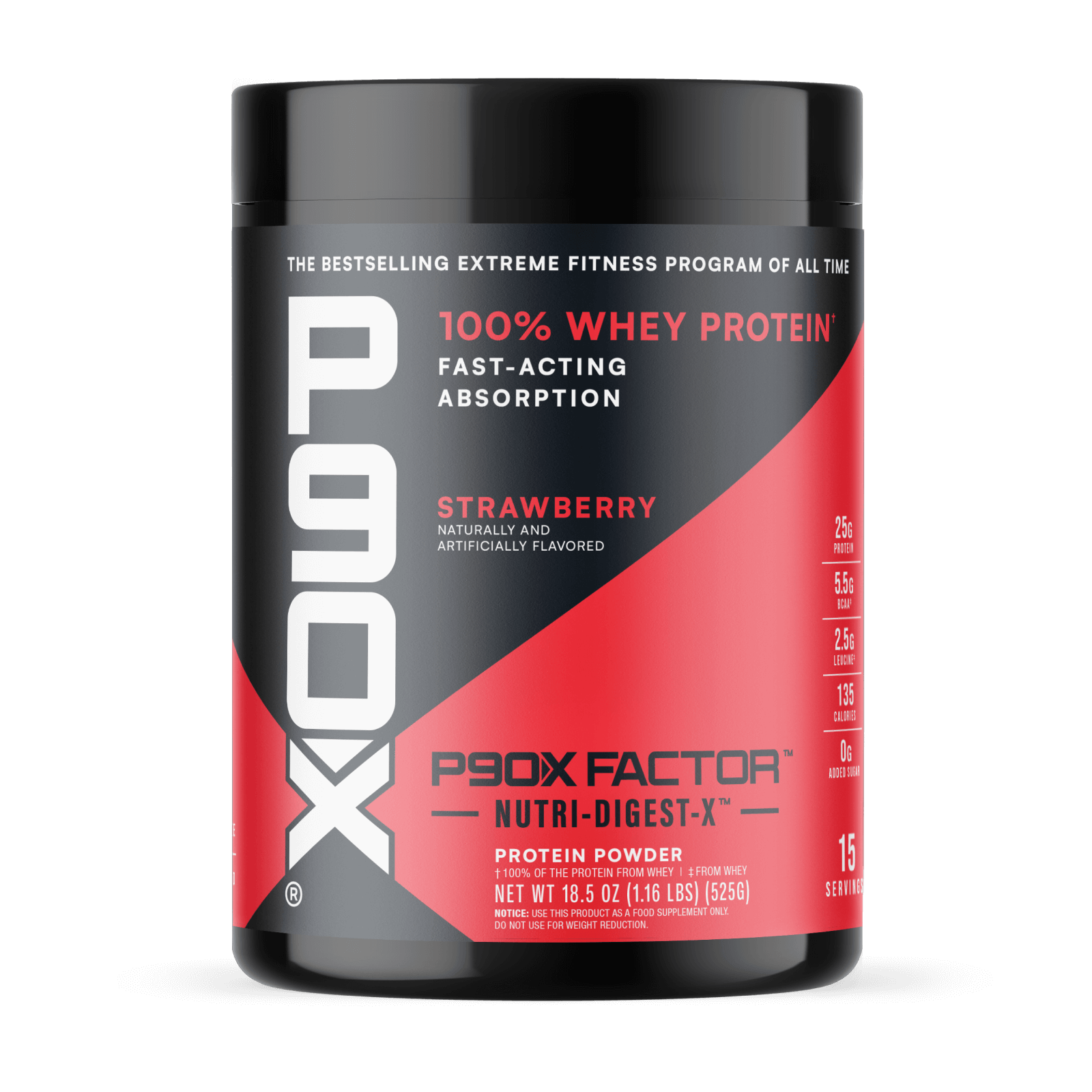 P90X Whey Protein Strawberry 15 Servings