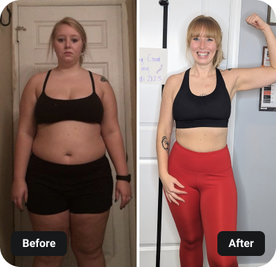 Portion Fix before and after results