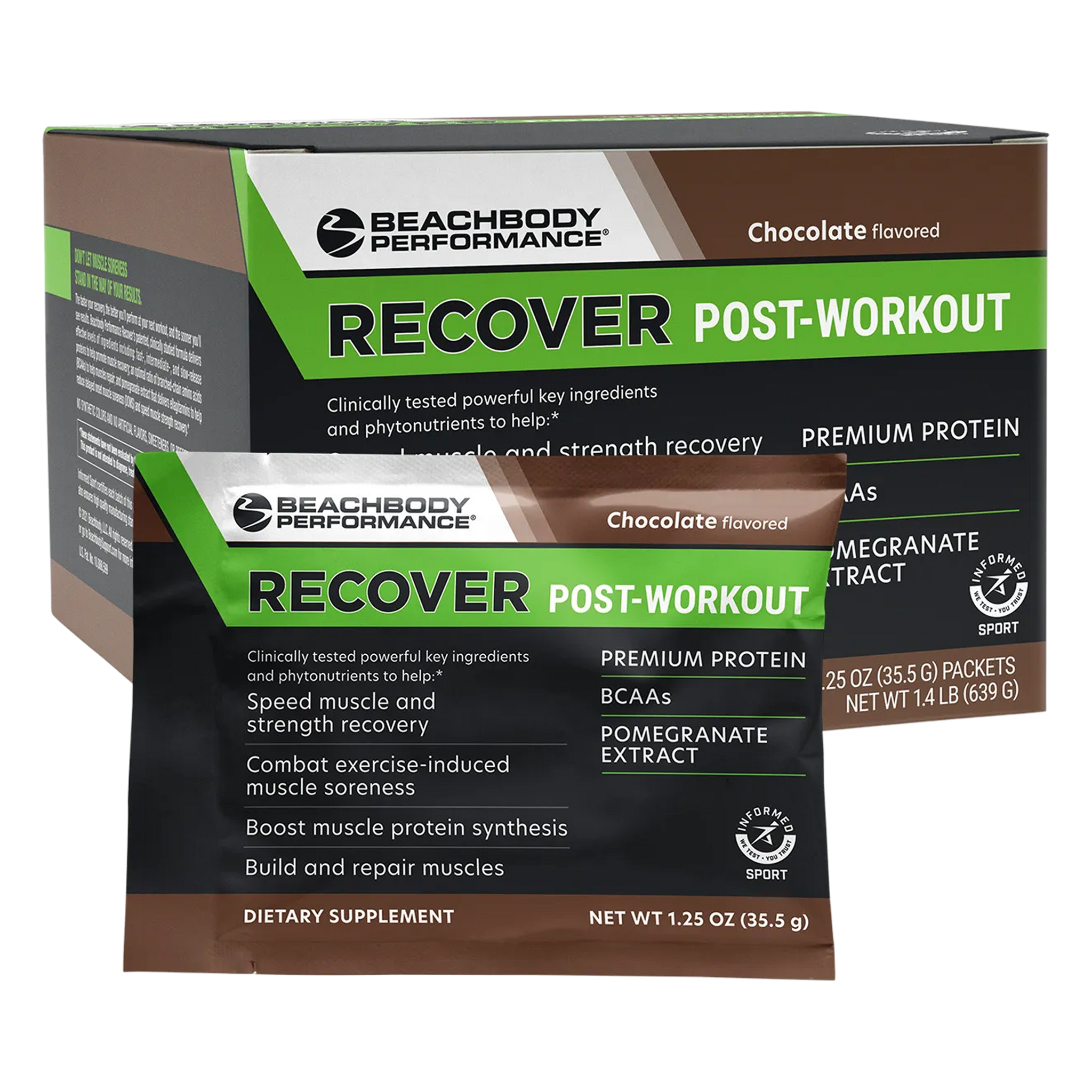 Recover post workout protein powder
