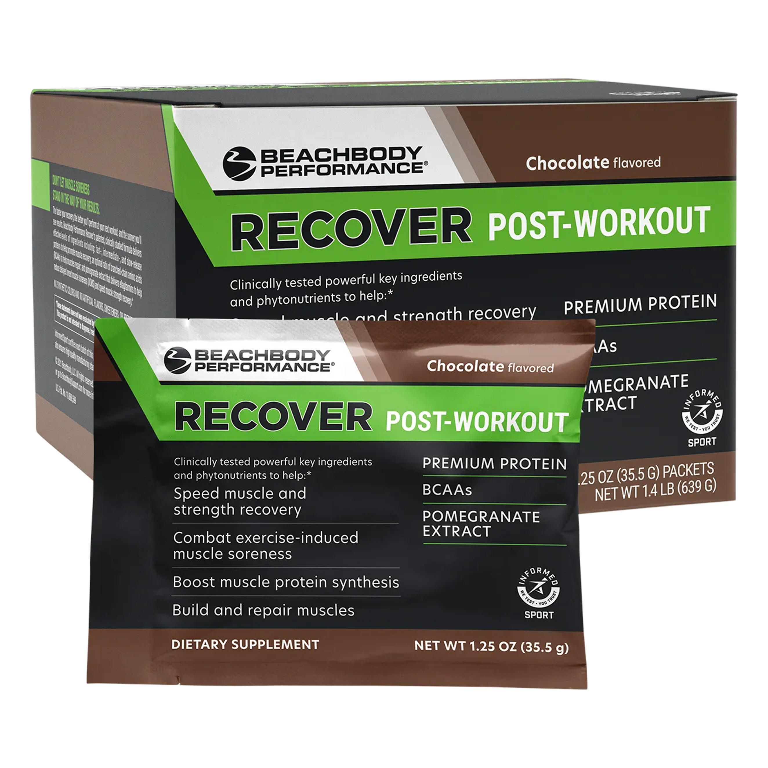 Recover post workout protein powder