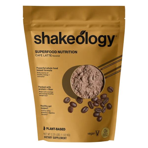 Shakeology Cafe Latte 0g Added Sugar