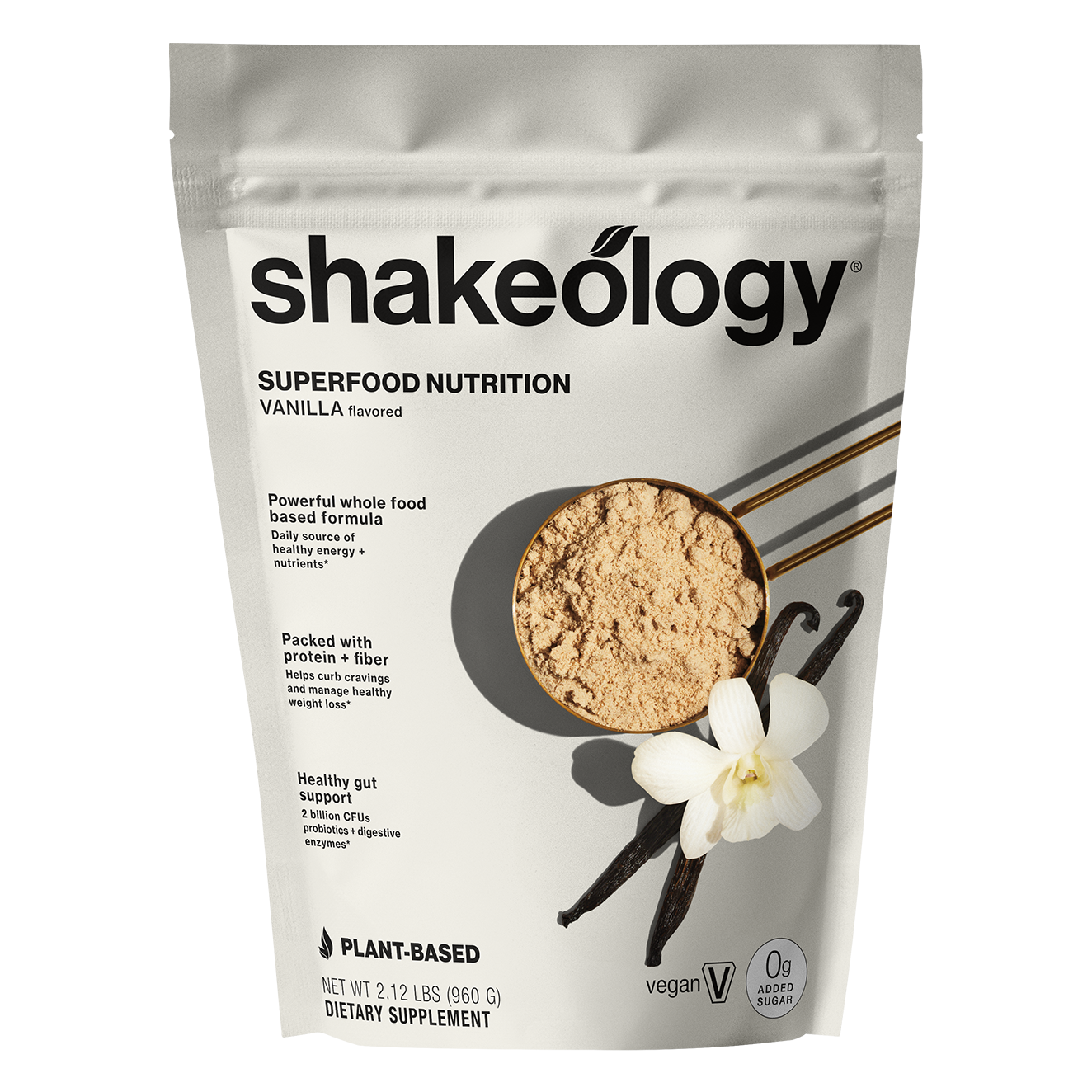 Shakeology Vanilla 0g Added Sugar Vegan