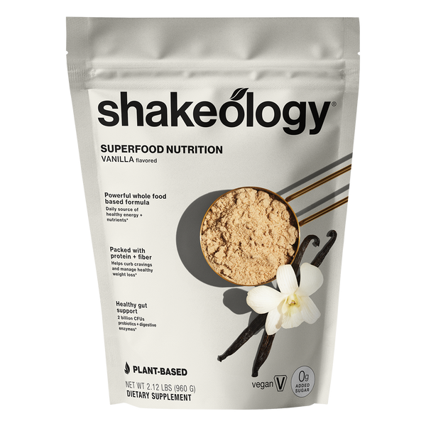 Shakeology Vanilla 0g Added Sugar Vegan