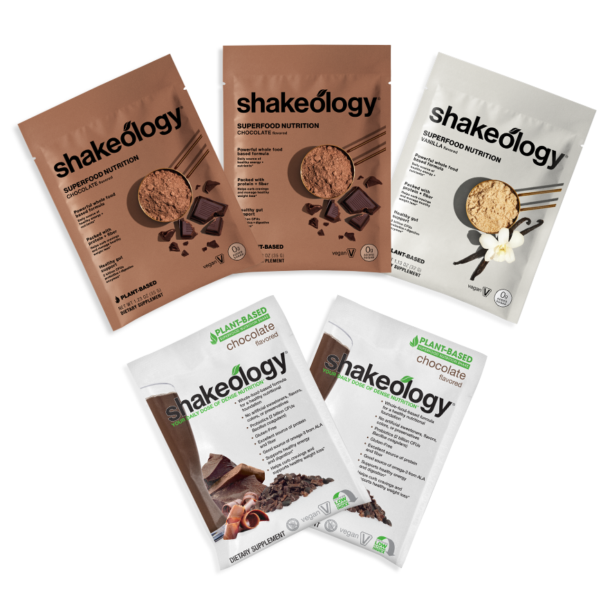 Shakeology Chocolate & Vanilla Vegan Sample Pack