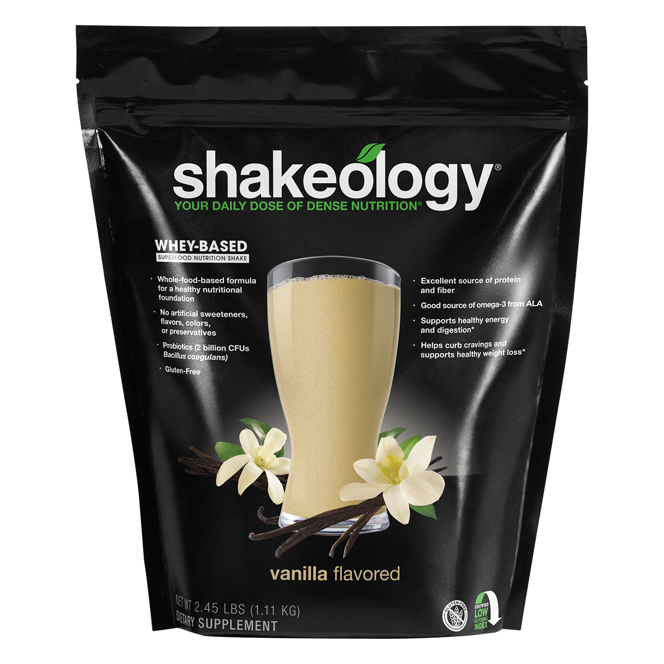 Vanilla whey Shakeology