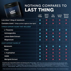 Last Thing sleep aid comparison chart